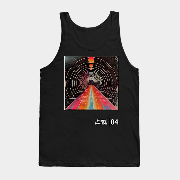 Next Exit - Minimalist Graphic Artwork Design Tank Top by saudade